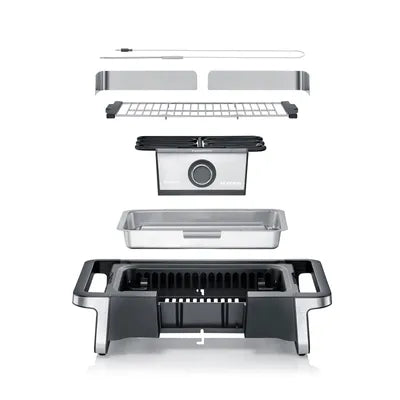 Severin Tischgrill PG 8114 Senoa DigitalBoost 3000 Watt Boost-Zone 500°C