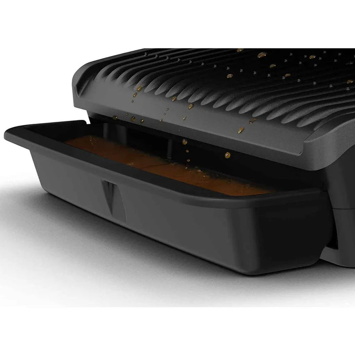 Tefal GC750D16 Optigrill Elite Kontaktgrill, silber/schwarz