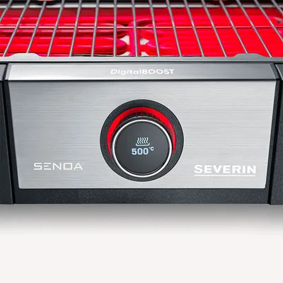 Severin Tischgrill PG 8114 Senoa DigitalBoost 3000 Watt Boost-Zone 500°C